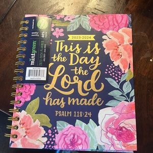 This  is the day the Lord has made PSALM1 18:24 planner July 2023 to June 2024